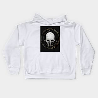 Death Mask Illustration Kids Hoodie